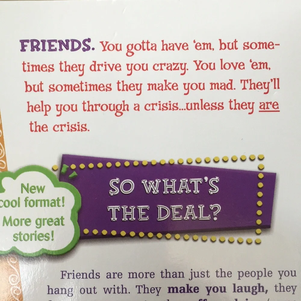 🐥 SCHOLASTIC Chicken Soup for the Teenage Soul: The Real Deal - Friends